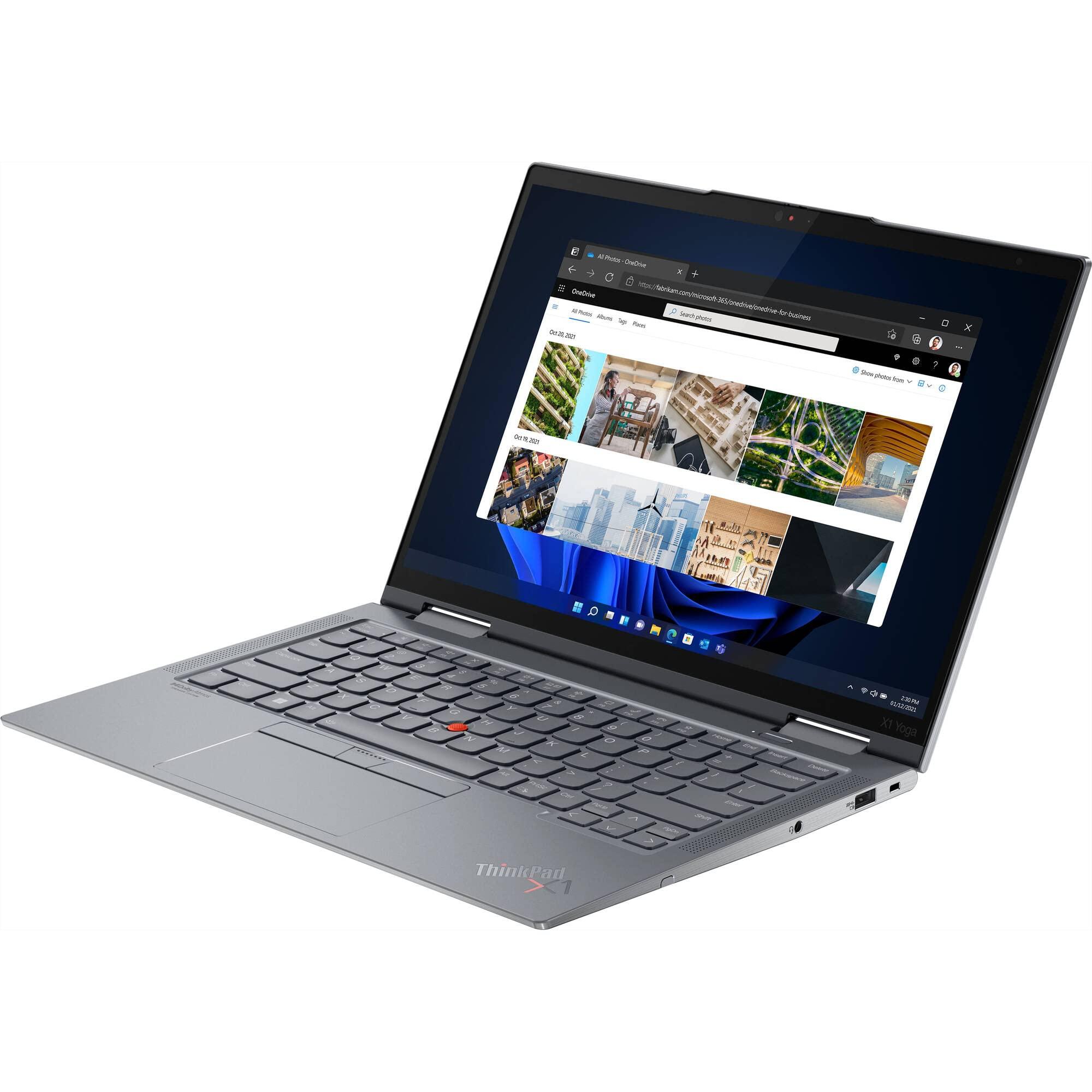 Lenovo Lenovo ThinkPad X1 Yoga Gen 6 14" FHD+ IPS, Touchscreen, 500 Nits, 2-in-1 Laptop (Intel i7-1165G7, 16GB RAM, 1TB PCIe SSD, Backlit KYB, Fingerprint, 2 Thunderbolt 4, Active Pen, Win11P) w/DKZ Hub