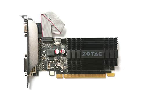 ZOTAC ZOTAC GeForce GT 710 2GB DDR3 PCI-E2.0 DL-DVI VGA HDMI Passive Cooled Single Slot Low Profile Graphics Card (ZT-71302-20L)