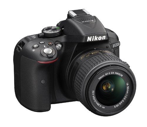 Nikon Nikon D5300 24.2 MP CMOS Digital SLR Camera with 18-55mm f/3.5-5.6G ED VR Auto Focus-S DX NIKKOR Zoom Lens (Black)