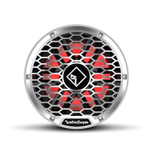 Rockford Fosgate Rockford Fosgate M2D4-10I Color Optix 10" DVC 4-Ohm Infinite Baffle Multicolor LED Lighted Marine Subwoofer - White/Stainless