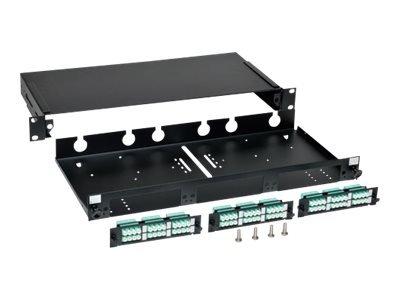 Tripp Lite N492-036-LCLC-E-A1 - TRIPPLITE N492-036-LCLC-E-A1 36-PORT LC/LC RACKMOUNT FIBER RACK ENCLOSURE FEED THRU PATCH PAN