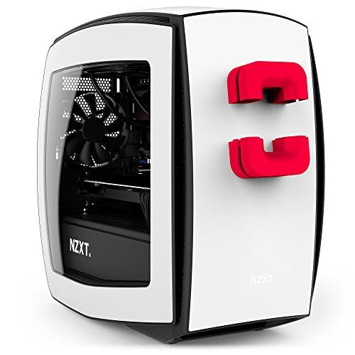 NZXT NZXT Puck - Cable Management and Headset Mount - Compact Size - Silicone Construction - Powerful Magnet for Computer Case Mounting - Red