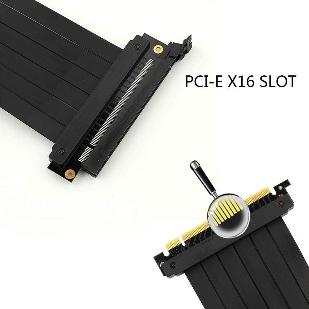 lilila-ree lilila-ree PCI-E 4.0 High Speed Flexible Extender Riser Cable 20cm 180 Degree