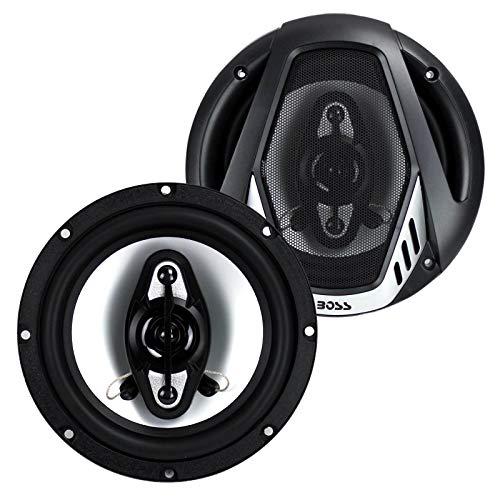 BOSS Audio Systems BOSS NX654 6.5" 400W 4-Way Car Audio Coaxial Speakers Stereo, Black (8 Speakers)