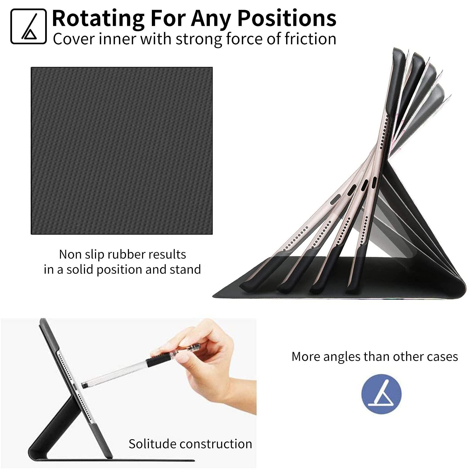 RWUTYTIUL Design Your Own Photo Tablet Case for Samsung Galaxy Tab A8 10.5" Tablet (SM-X200/X205/X207), Customized Samsung Tab A8 10.5 Inch 2022 Tablet Case for Women Men Girl Boy, Slim Folding Stand Cover