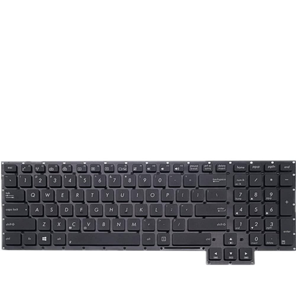 fqparts Replacement Laptop Keyboard for ASUS G750 G750J G750JH G750JM G750JS G750JW G750JX G750JY G750JZ Black US United States Edition