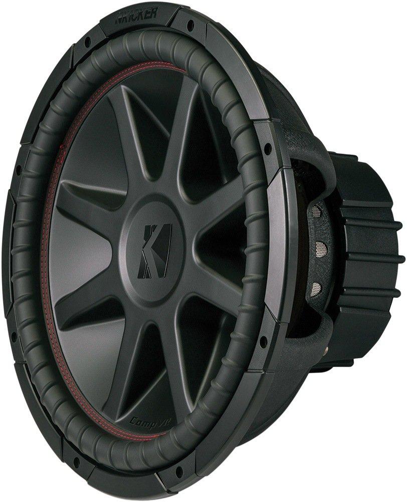 KICKER Kicker CompVR 15-Inch (38cm) Subwoofer, DVC, 2-Ohm, 500W