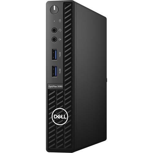 Dell Dell OptiPlex 3080 Micro Form Factor Desktop, Intel Core i5-10500T, 8GB DDR4 RAM, 256GB SSD, Windows 10 Pro, Intel 3165 802.11ac dual band 1x1 + Bluetooth 4.2
