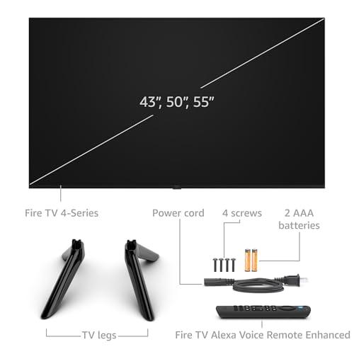 Amazon Amazon Fire TV 50\" 4-Series, 2024 release, with Fire TV Soundbar