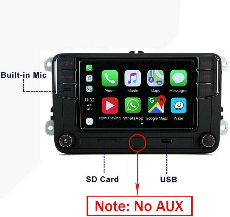 SCUMAXCON SCUMAXCON 6.5" RCD360 PRO RCD330 Carplay Androidauto Car Stereo Radio Bluetooth FM/AM USB for VW Golf 5 6 Passat Jetta Caddy T5 Tiguan CC Polo