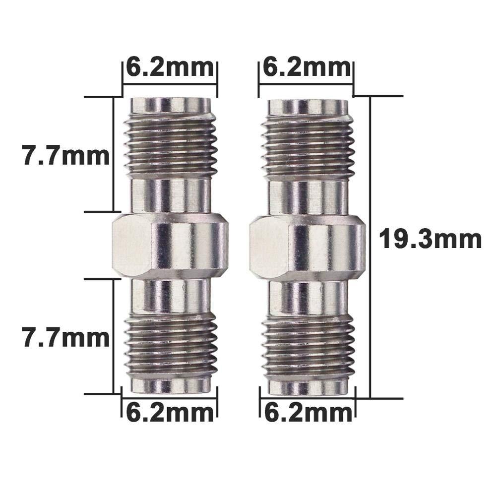 onelinkmore onelinkmore 2.92mm Precision Microwave Connector SMA Female Stainless Steel SMA Type Connector DC-40GHz 50Ohm Millimeter Connector Suit for 5G Wireless Communication