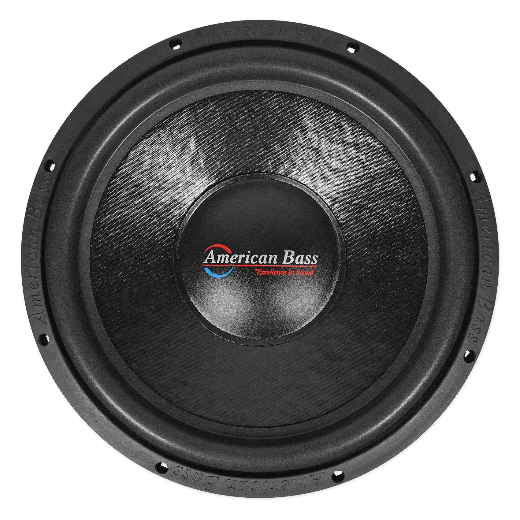 American Bass (2) American Bass XO 1544 15" 1000 Watt Car Subwoofers DVC 4-ohm Subs XO1544