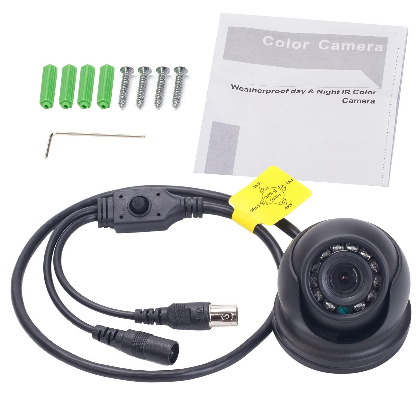 Lapetus Lapetus(TVI CVI AHD Analog Mini Dome Camera 1080P Security Camera Weatherproof IR Dome 2MP 4 in 1 Hybrid 2.8mm Infrared Night Vision CCTV Video Surveillance HD Over Coax