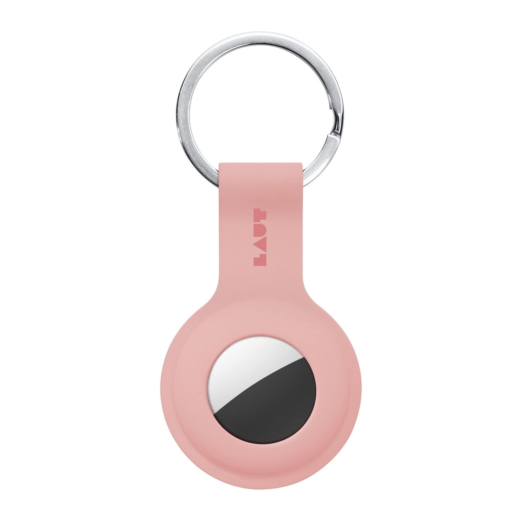 LAUT LAUT - HUEX TAG case compatible with AirTag - Keychain holder Lightweight Anti Scratch Blush Pink