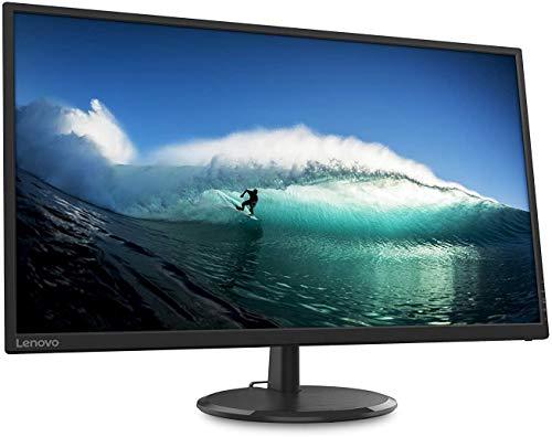 Lenovo Lenovo C32q-20 31.5-inch QHD IPS Monitor, 1440p, AMD FreeSync, 4ms, 75Hz, HDMI & DisplayPort Input, Tilt, VESA Mountable, Black