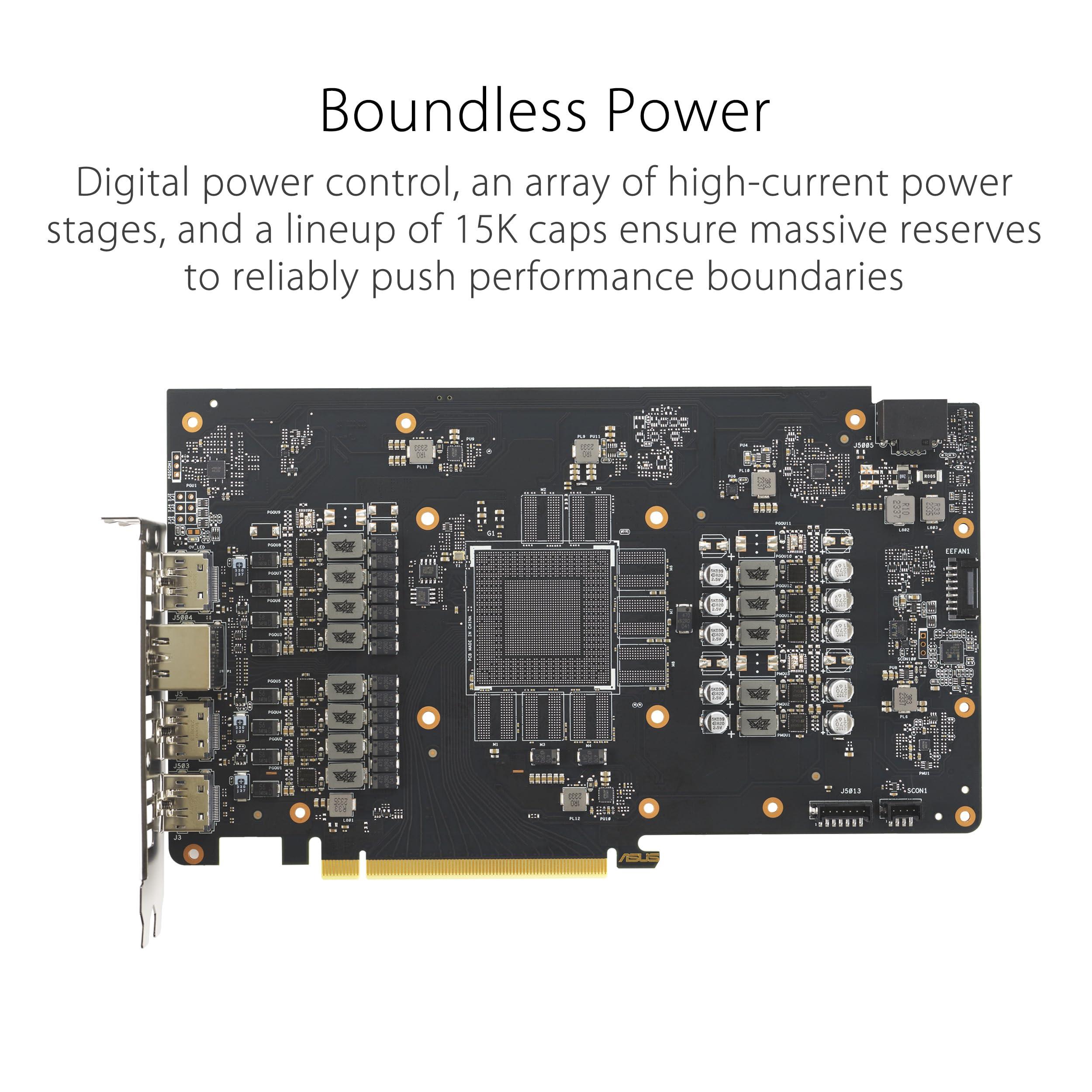 ASUS ASUS ROG Strix GeForce RTX 4070 Super OC Edition Gaming Graphics Card (PCIe 4.0, 12GB GDDR6X, DLSS 3, HDMI 2.1a, DisplayPort 1.4a, Massive Vented Backplate, Power Sensing, Aura Sync)