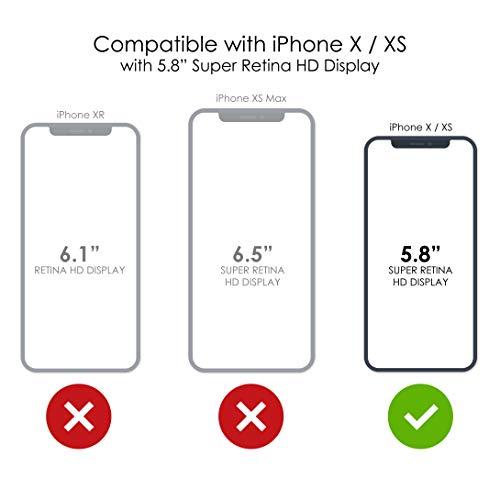 DistinctInk DistinctInk Case for iPhone X/XS (5.8" Screen) - Replacement for OtterBox Commuter Black Custom Case - Green Orange Blue Alligator Gator - Cartoon Alligators