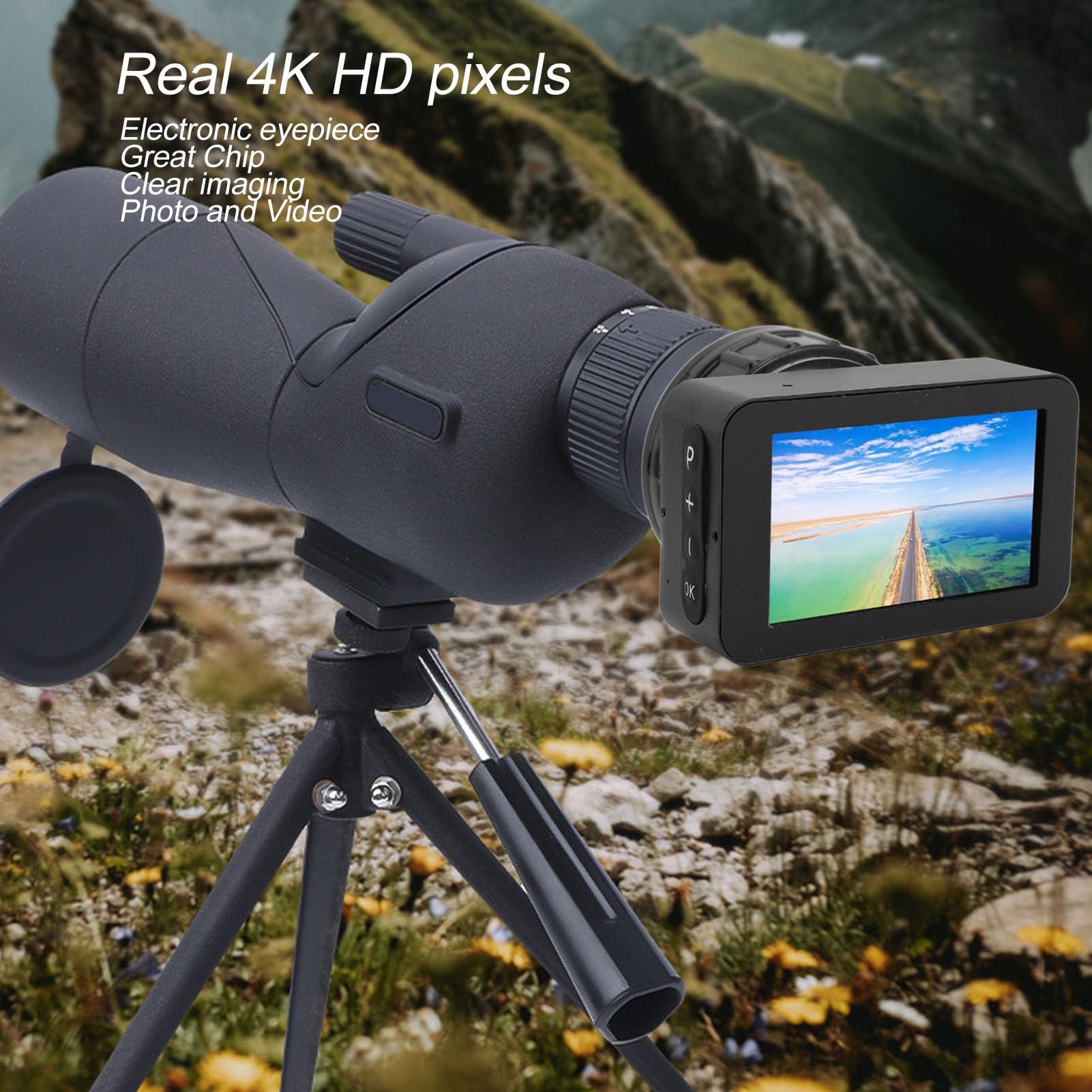 VBESTLIFE Electronic Eyepiece, 4K HD 5X Zoom Telescope Eyepiece Camera for Astronomy, 3 Inch Color LCD Screen, Support Phone Connection, for Telescopes and Microscopes