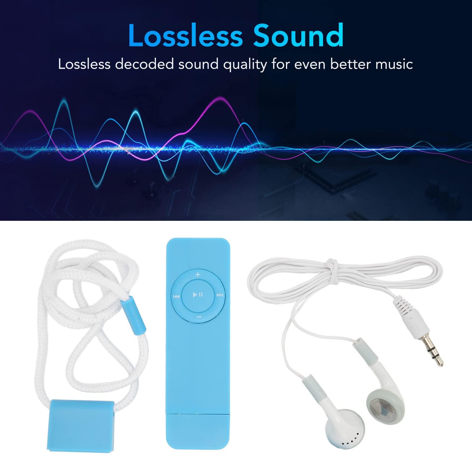 DAUZ MP3 Player, Slim Shape Small Music Player Long Battery Life for Travel for Students for Running (#3)