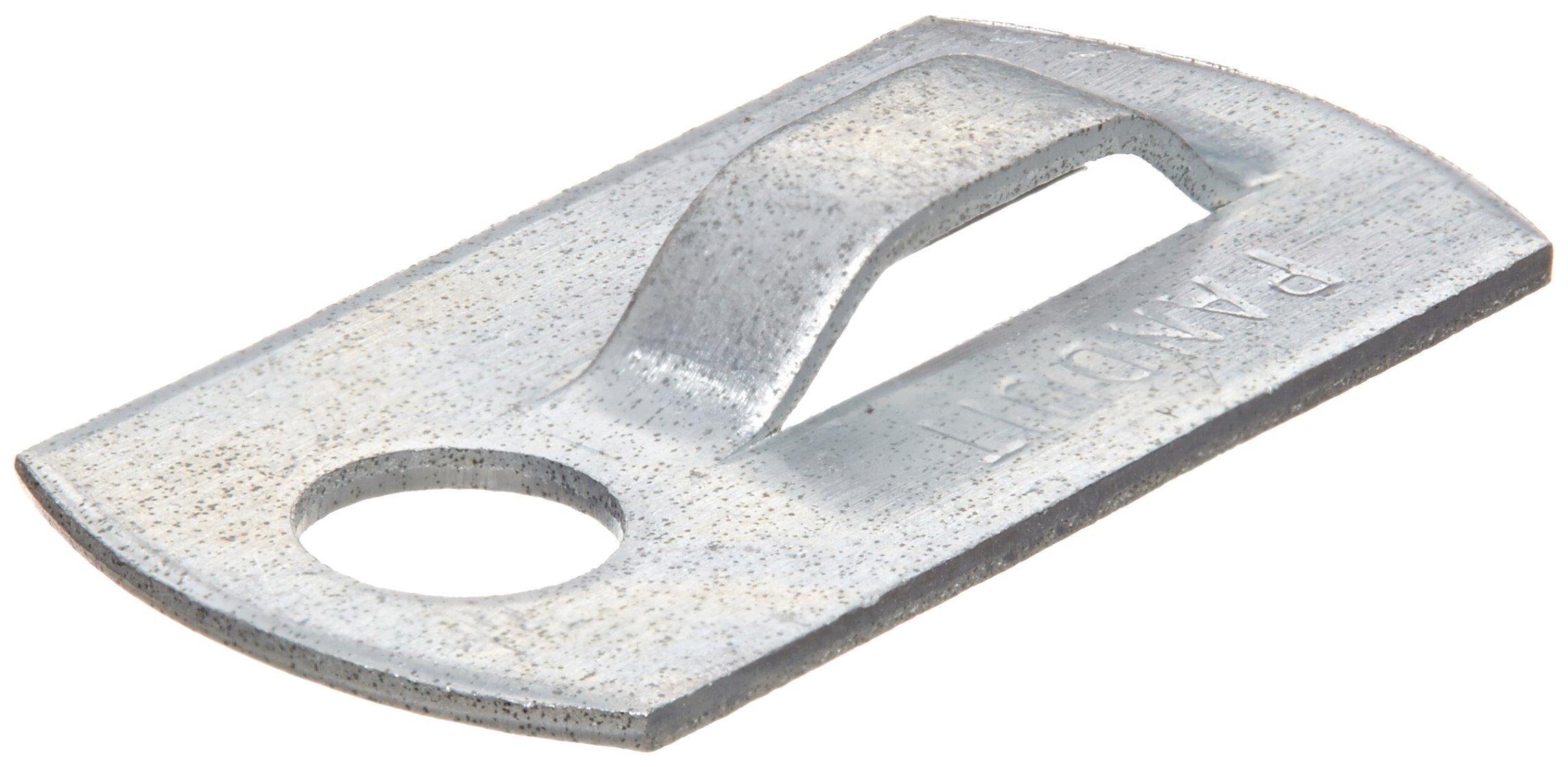 Panduit Panduit MBMS-S10-CY Metal Screw-On Mount, Aluminum, Natural, Indoor/Outdoor Environment, #10 Screw Mounting Method, 10lbs Max Static Load (Pack of 100)