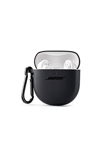 Bose Bose Case Cover for QuietComfort Earbuds II, Protective Silicone Exterior, with Aluminum Carabiner for Convenient Carrying, Triple Black