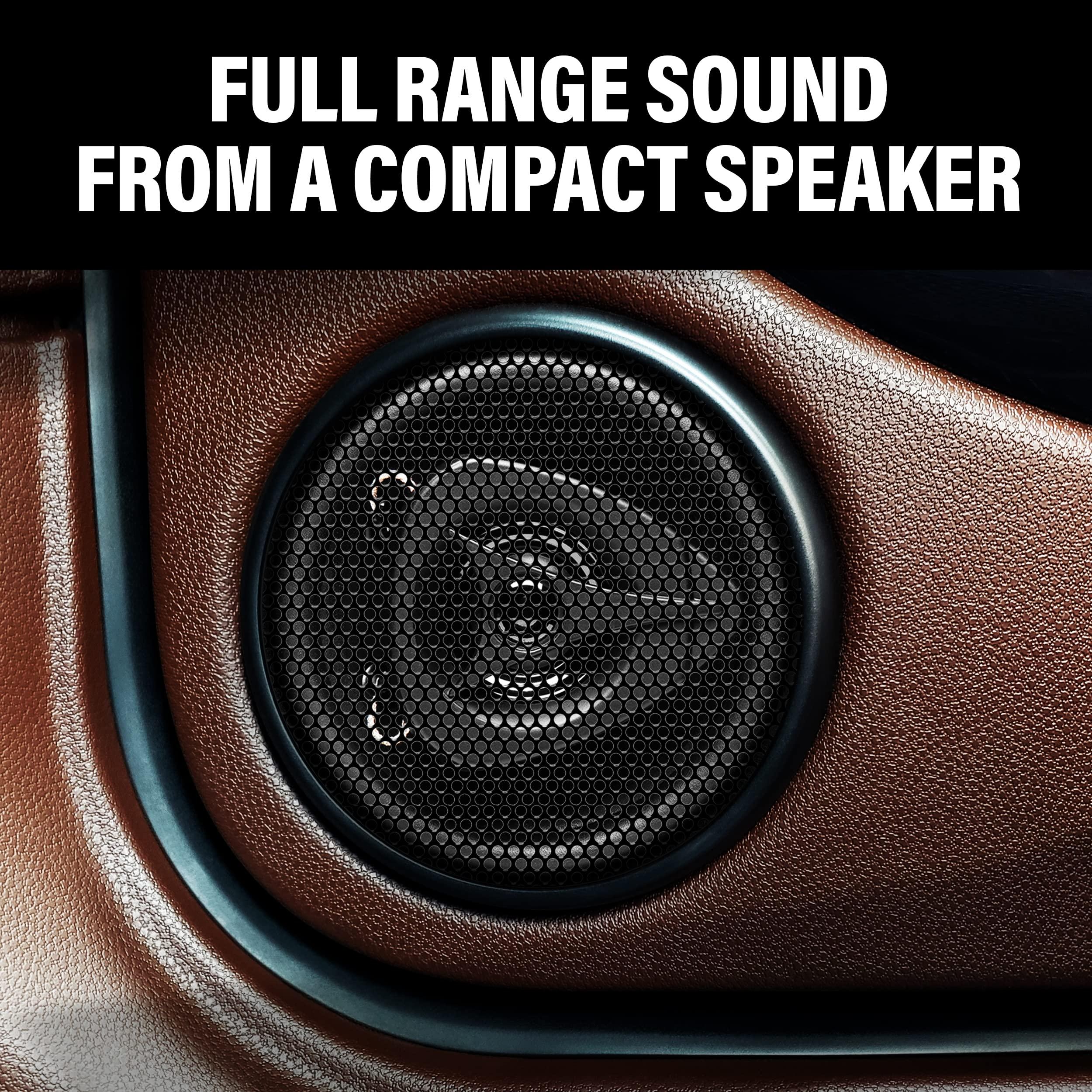 BOSS Audio Systems BOSS Audio Systems CH3220B Chaos Series 3.5 Inch Car Door Speakers - 140 Watts Max (per Pair), Coaxial, 2 Way, Full Range, 4 Ohms, Sold in Pairs, Bocinas para Carro