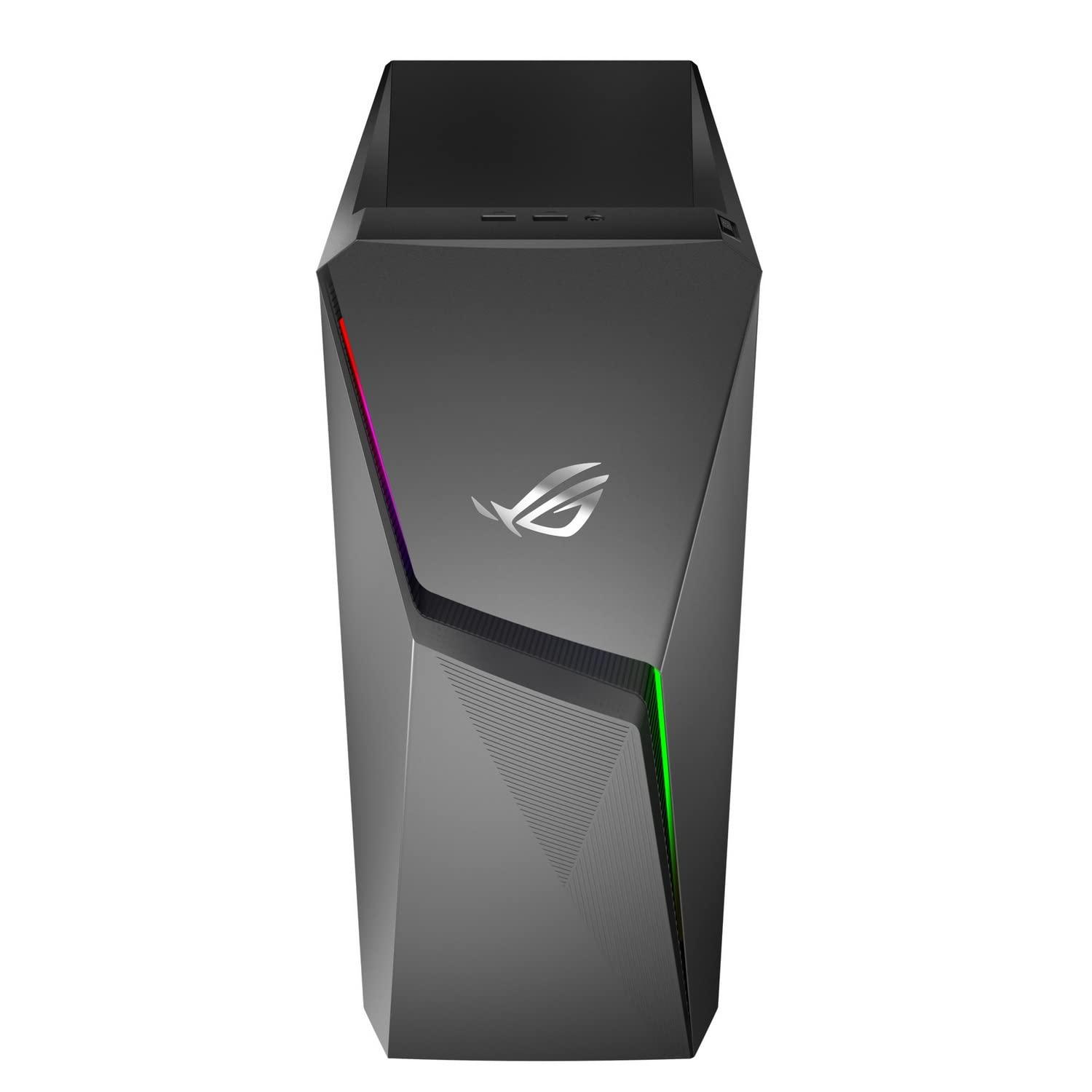 ASUS ASUS 2022 ROG Strix GL10 Gaming Desktop, AMD Ryzen 5 3600X 6-Core Processor, NVIDIA GeForce GTX 1660 Ti Graphics, 16GB RAM, 512GB PCIe NVMe SSD, 2 x HDMI, 2 x DisplayPort, WiFi, Windows 11 Home