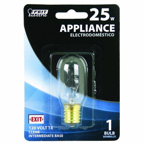 Feit Electric Feit Electric BP25T8N 25-Watt Intermediate Base Clear Appliance Incandescent Light Bulb