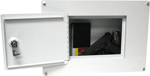 HMC Holdings LLC - First Watch Homak First Watch Between The Studs High Security Steel Wall Safe, White