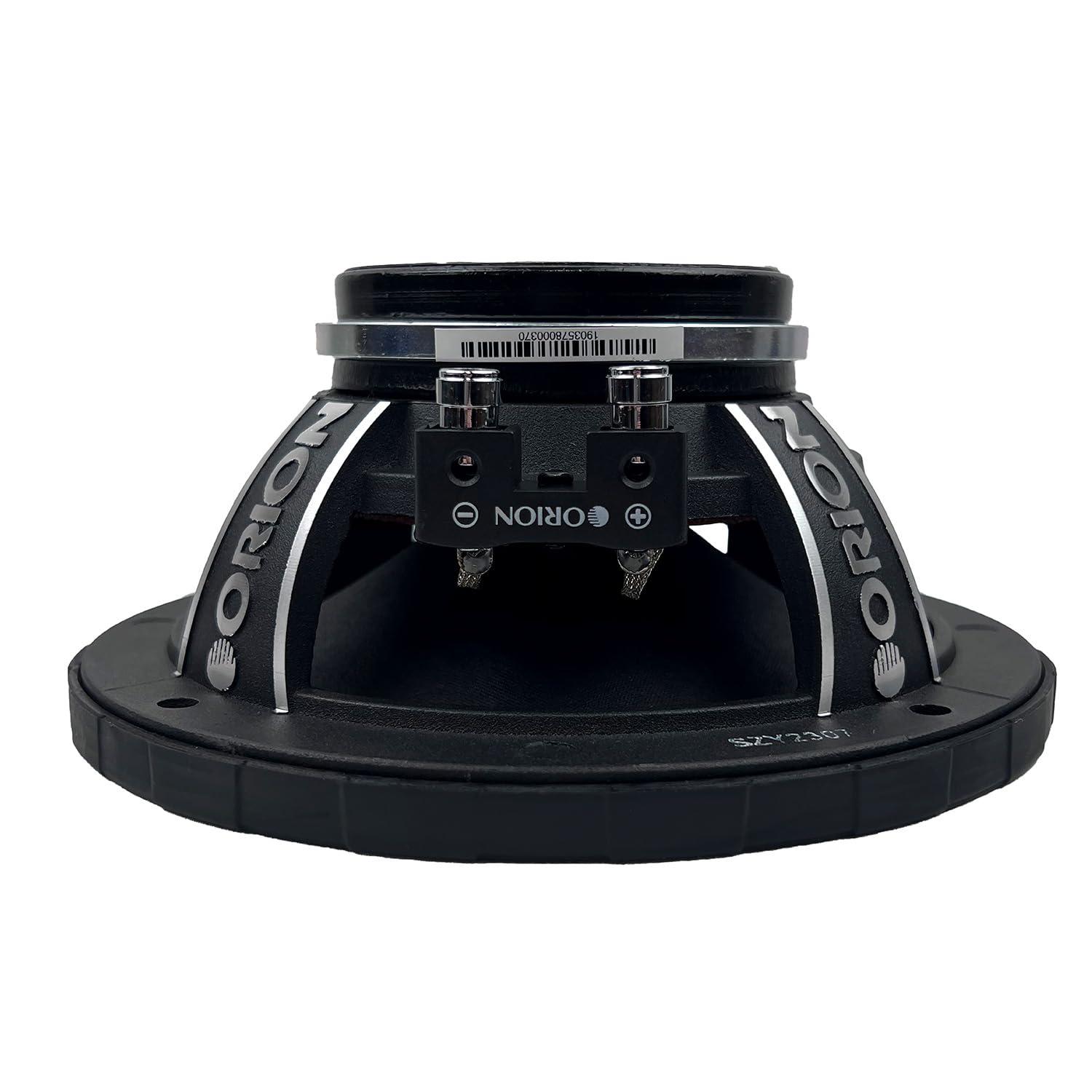 ORION ORION HCCA68NDC HCCA Series 6.5 Ultra Efficient Neodymium Midrange Dust Cap Loudspeaker, 1400W Max Power, 350W RMS, 8 Ohm, 1.5 Voice Coil - High Output Pro Car Audio, Premium Quality Speaker (Pair)