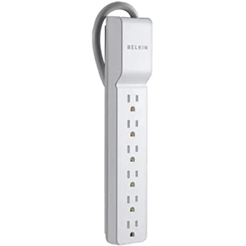 Belkin Belkin Home/Office Surge Protector, 6 AC Outlets, 6 ft Cord, 720 J, White