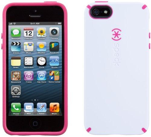 Speck Speck Products CandyShell Case for iPhone SE, 5 & 5s - White/Raspberry Pink
