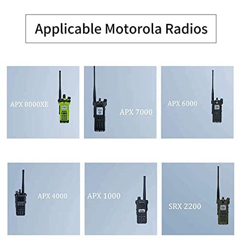 LUITON Antenna for Motorola APX 6000 Radio Short Antenna APX 6000XE APX 4000 APX 7000 8000XE Stubby Antenna 764-870 MHz Single Band 7-800 with GPS NAR6595A(2 Pack)