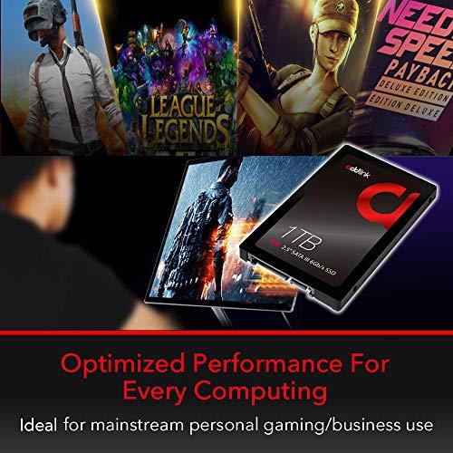 Addlink Addlink S20 1TB PS4 Compatible SATA III 2.5" Inch Extreme Quality Internal SSD 500MB/s Maximum Speed, Perfect HDD Replacement/Upgrade for Laptops, PCs & Sony PS4 (ad1TBS20S3S)