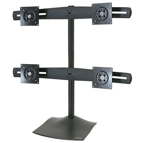Ergotron Ds100 Quad-Monitor Desk Stand 4-Monitors Square 2up/2down 1-Base