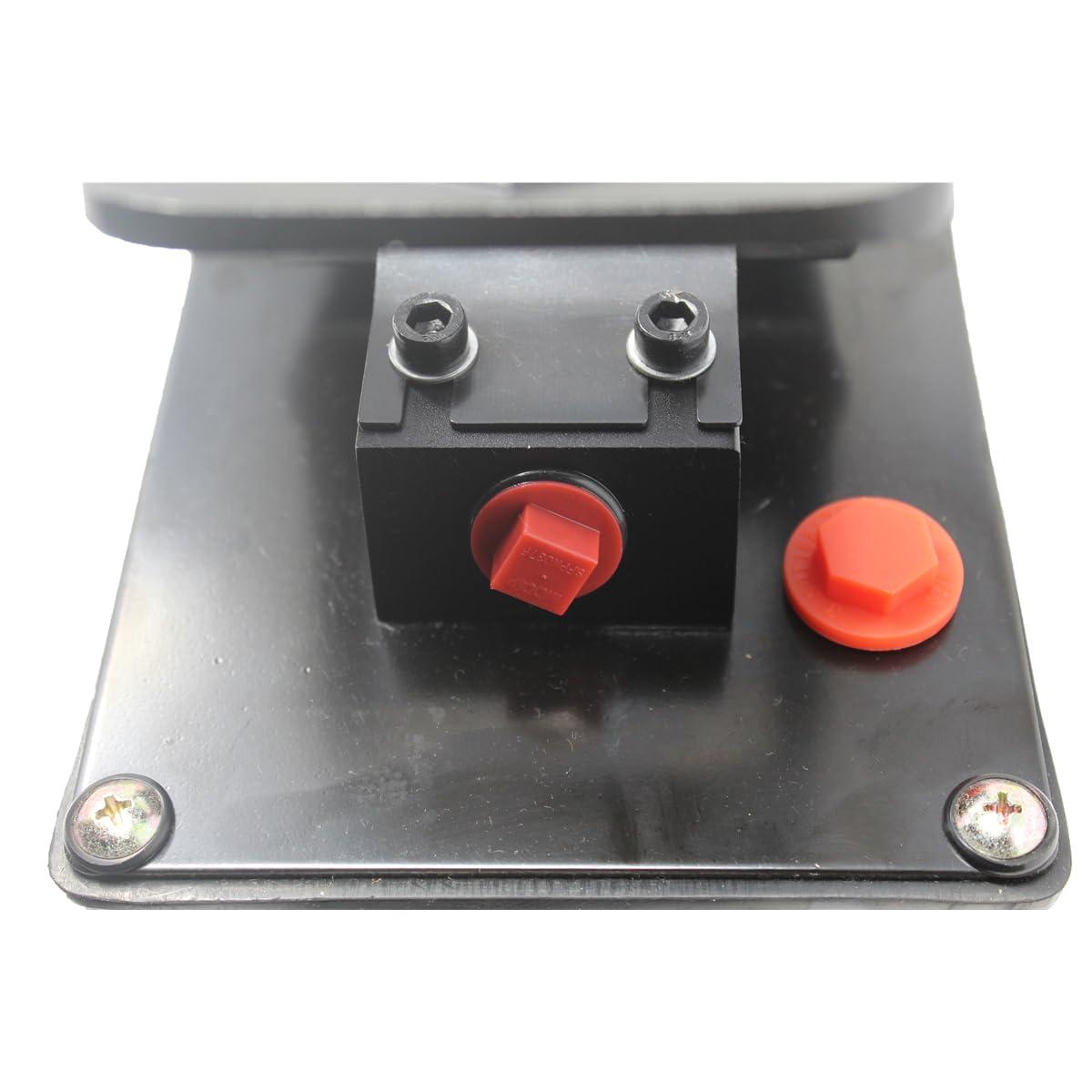 K Tool International K Tool International 63716A Air Hydraulic Foot Pump for Garages, Repair Shops, and DIY, Aviation Aluminum, 10,000 PSI Air Pressure Range, 0.64 Quart Oil Capacity 0.64, 2-Stage Release, Nylon Case