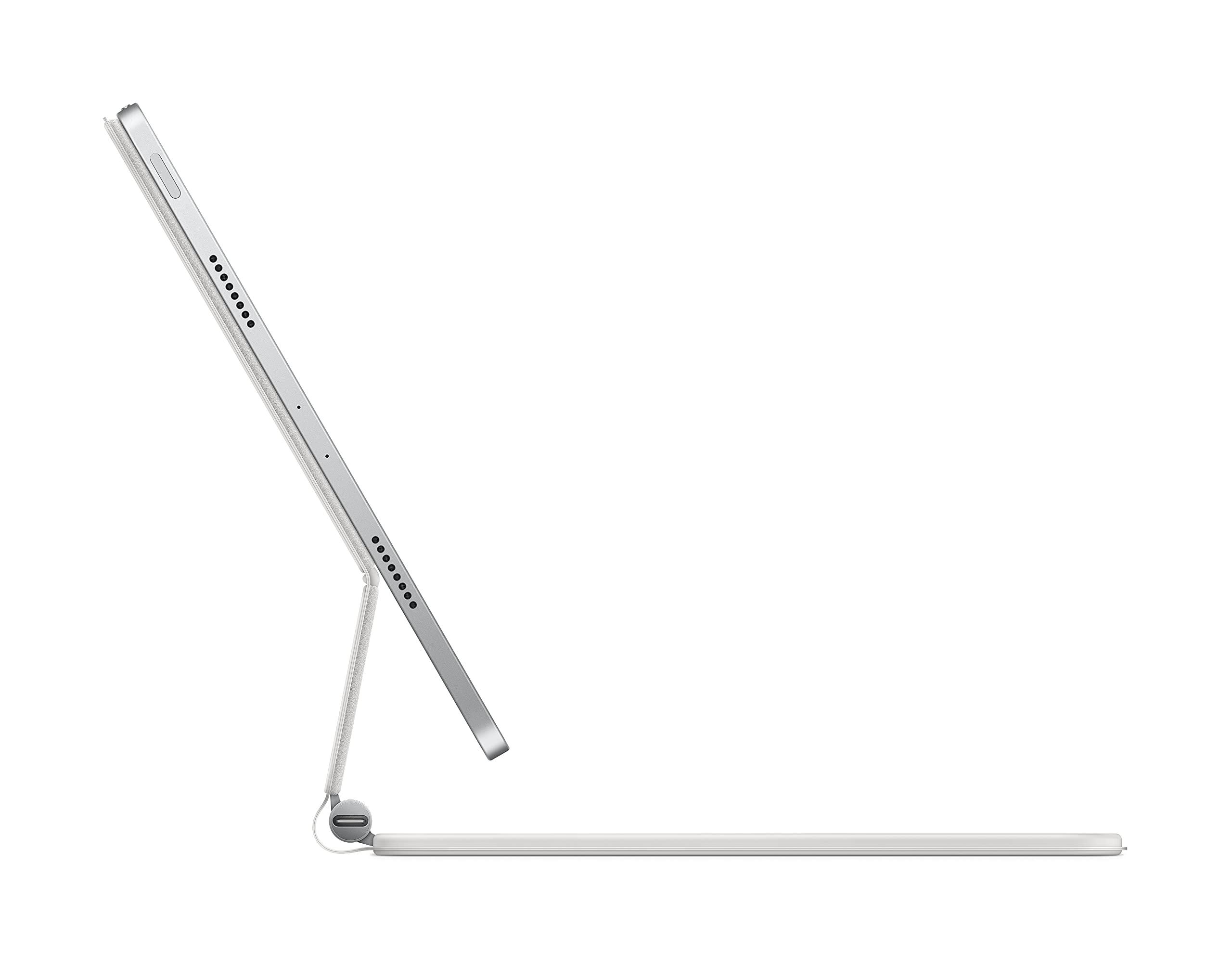 Apple Apple Magic Keyboard: iPad Keyboard case for iPad Pro 11-inch (1st, 2nd, 3rd, 4th gen) and iPad Air (4th, 5th gen, and M2), Great Typing Experience, Built-in trackpad, US English - White