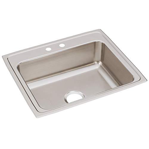 Elkay Elkay Lustertone LR25212 Single Bowl Top Mount Stainless Steel Sink