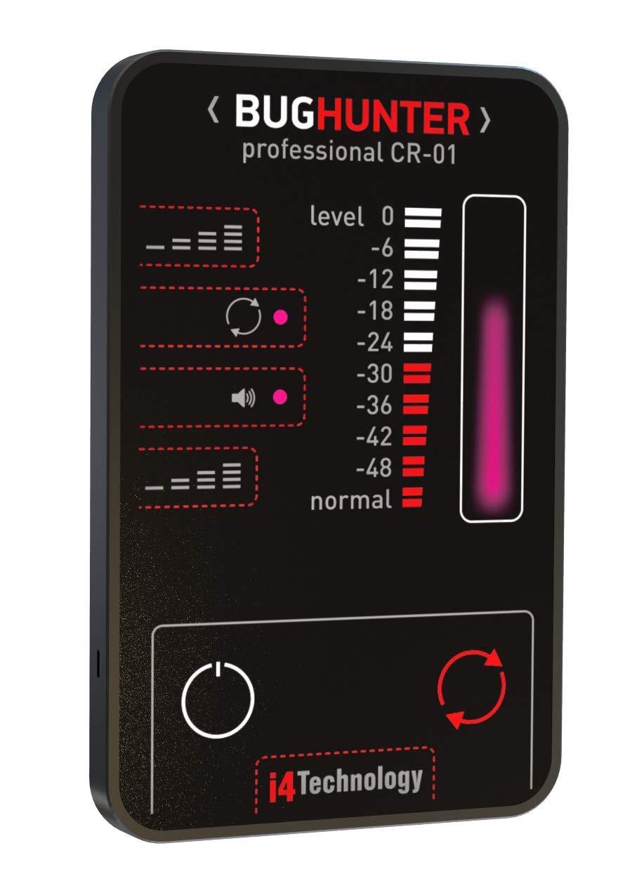 i4 Technology Anti-spy Bug Detector | Pocket RF Signal Detector | High Sensitive Spy Bug Sweeper | Search for GPS Tracker, Mobile Phones, Wi-Fi, 3G, 4G, GSM, Wireless Camera | i4Technology CR-01