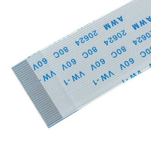 uxcell uxcell a Type 0.5mm Pitch 33Pin AWM 80C 60V VW-1 Flexible Flat Cable FFC 200mm 20Pcs