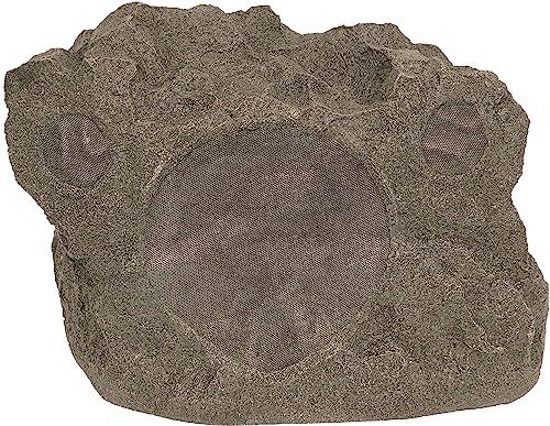 Proficient Audio Proficient Audio PAS-RS8SI-SB Model RS8Si DVC/SST Outdoor Rock Speaker, Shale Brown; 8" Injection-Molded TCC Filled Polypropylene Cone; Low Diffraction Aluminum Grilles; Dual Voice Coil Woofer