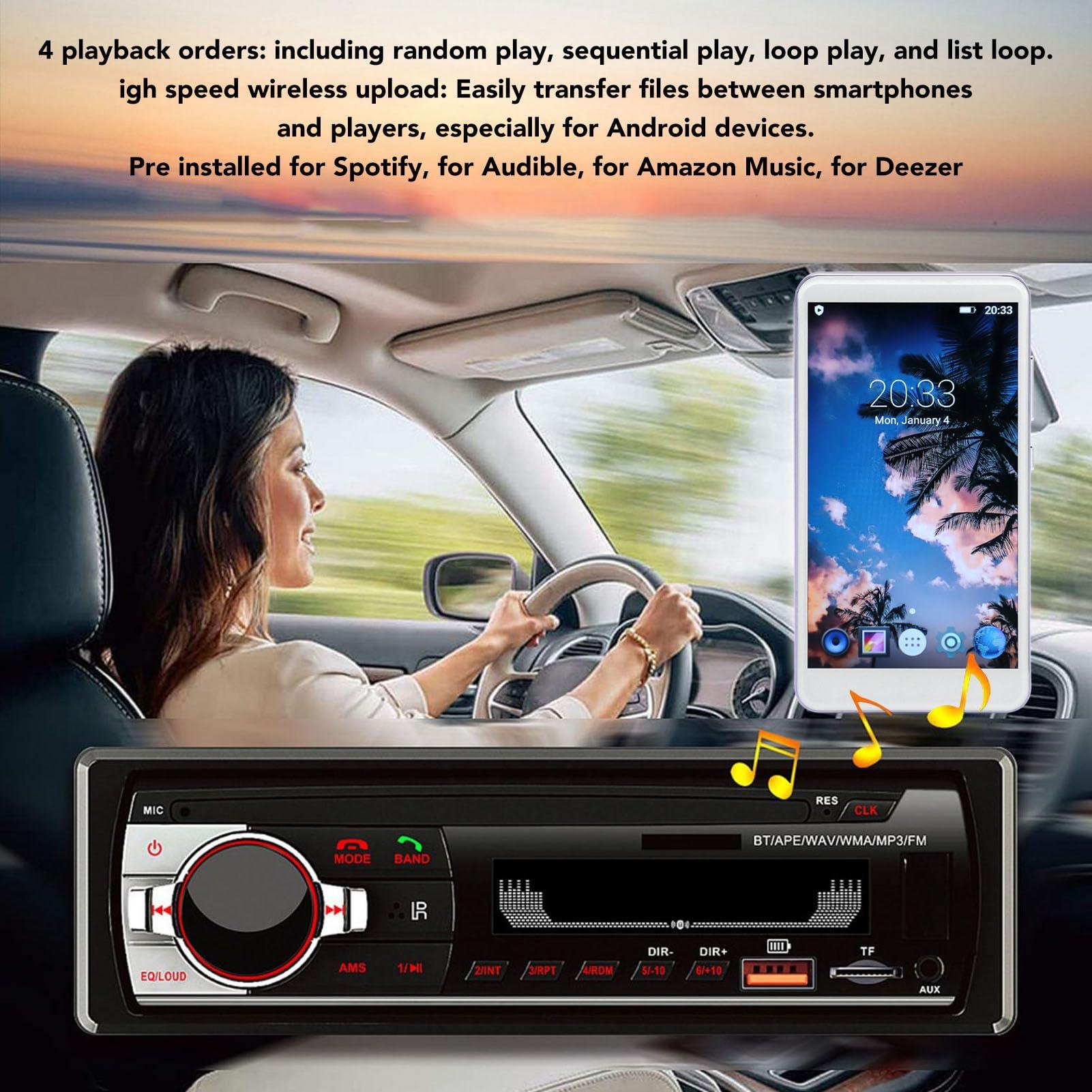 LAISANIM LAISANIM 8GB Mp3 Mp4 Player with Bluetooth and, 5.0" IPS Touchscreen Mp3 Music Players with FM Radio for Kids,Support Up to 256GB TF Card(not Included) ()