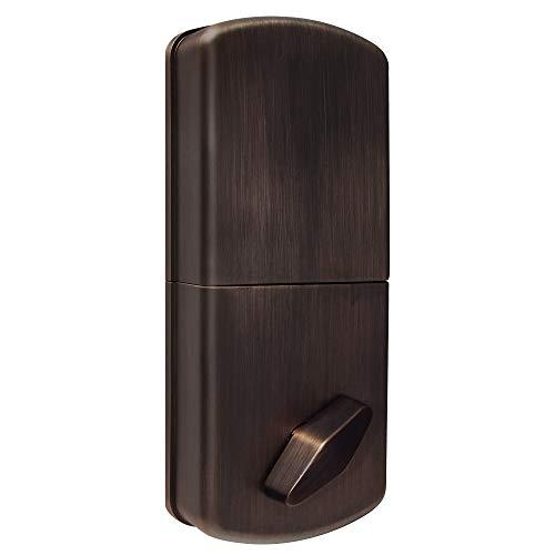 MiLocks MiLocks XF-02OB Digital Deadbolt Door Lock with Keyless Entry via Remote Control and Keypad Code for Exterior Doors