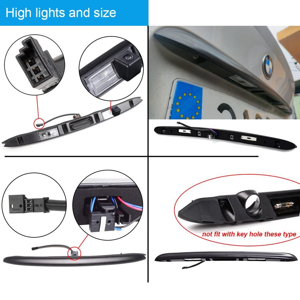 Navinio Backup Camera rear view for BMW E46 M33er Series 316i 318i 318d 320i 320d 323i 325i 325xi 328i 330i 330d 330xi 330xd 316Ti 318td 320td 325Ti Sedan Saloon Compact Limousine N40 N42 M43 M47N M52 M54 M57