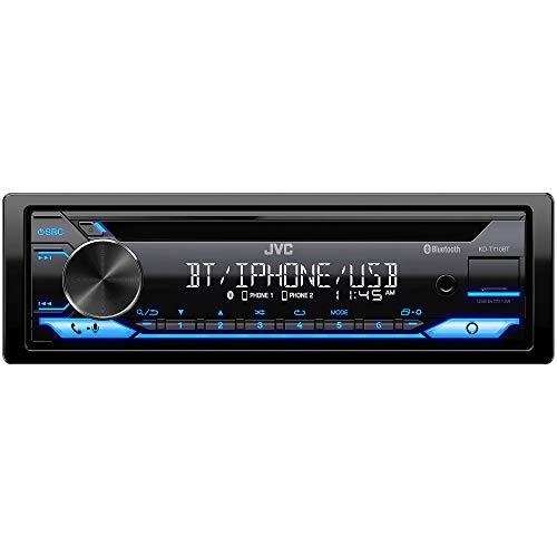 JVC JVC KD-T710BT - CD Receiver Featuring Bluetooth, Front USB, AUX, Amazon Alexa + Two Pairs of JVC 6x8 Speakers