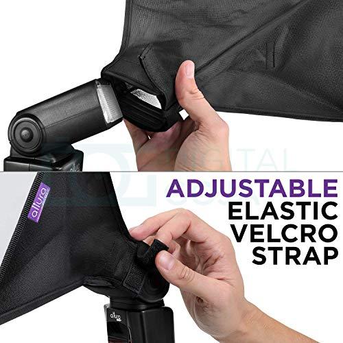 Altura Photo (3 Pack) Flash Diffuser Light Softbox by Altura Photo (Universal, Collapsible with Storage Pouch) for Canon, Yongnuo and Nikon Speedlight