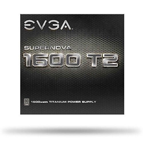 EVGA EVGA SuperNOVA 1600 T2 80+ TITANIUM, 1600W ECO Mode Fully Modular NVIDIA SLI and Crossfire Ready 10 Year Warranty Power Supply 220-T2-1600-X1