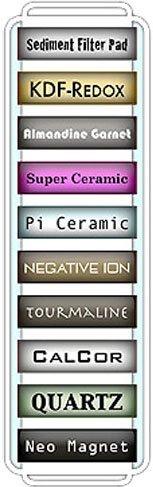 Abundant Flow Water 2 Stage 10" Drinking Water Alkaline Filter System for Heavy Metals & Increased Alkalinity