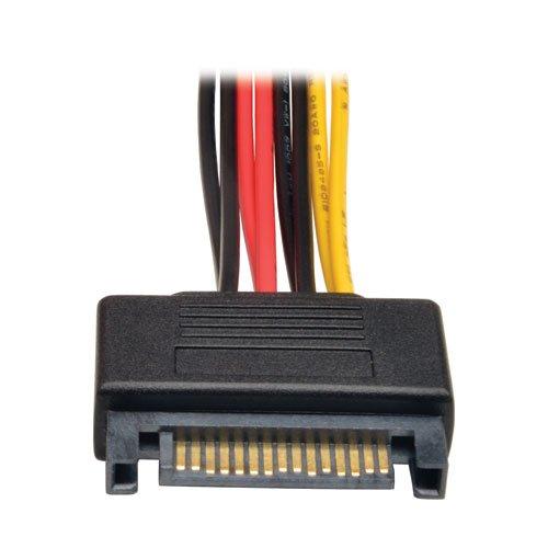 Tripp Lite TRIPP LITE 15-Pin Serial ATA SATA Power Y Splitter Cable Adapter M/F 6-Inch (P947-06N-2P15)