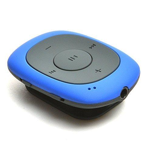 AGPTEK AGPTEK G02 8GB Clip MP3 Player with FM Shuffle, Portable Music Player with Sweatproof Silicone Case for Sports, Blue